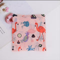 Flamingo bag Many Colors polyester Foldable Recycle Shopping Bag Eco Reusable Tote Bag Cartoon Floral Fruit Vegetable Grocery