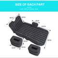 Car Back Seat Air Bed Mattress