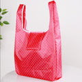 Flamingo bag Many Colors polyester Foldable Recycle Shopping Bag Eco Reusable Tote Bag Cartoon Floral Fruit Vegetable Grocery